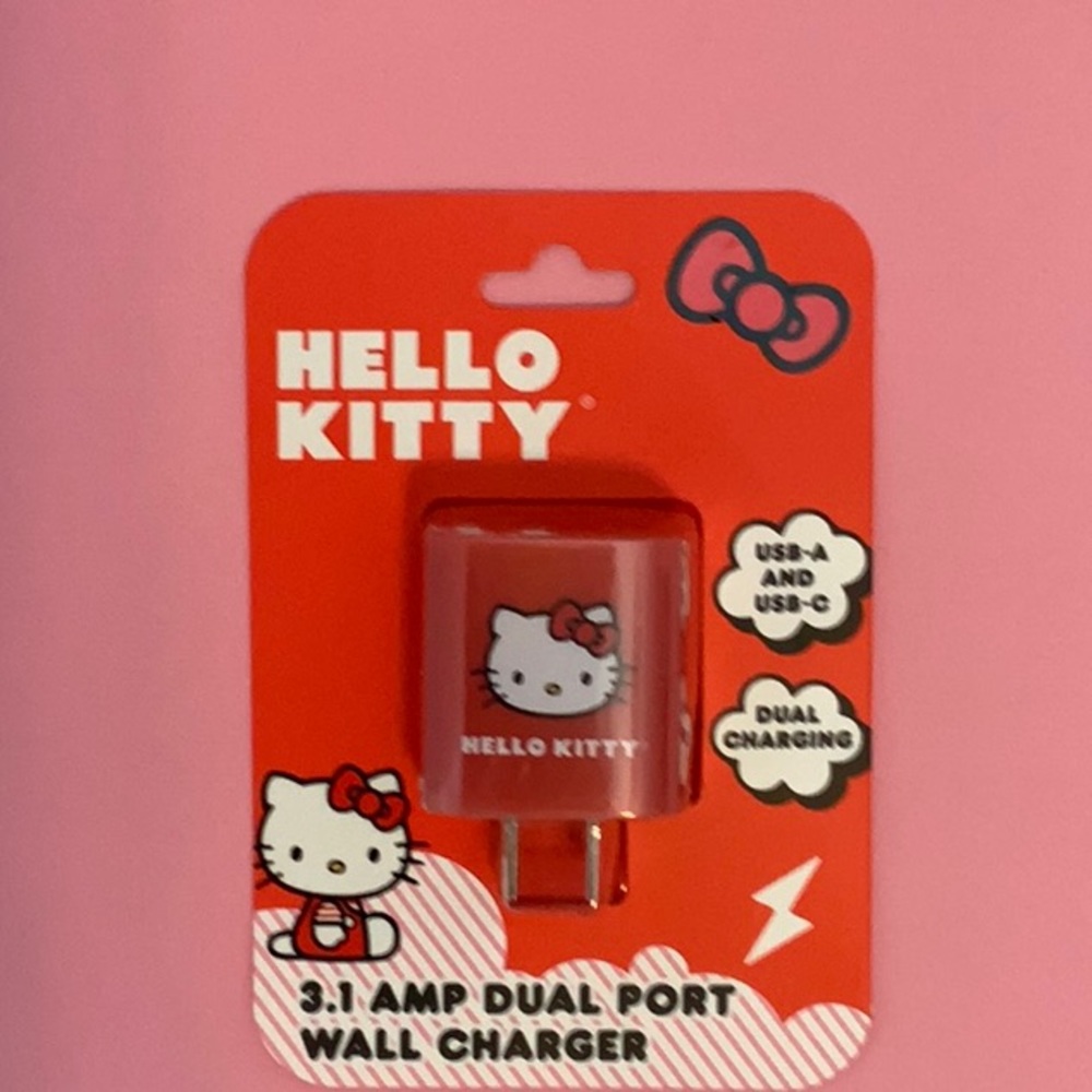 Hello Kitty Duel Port Wall Charger
